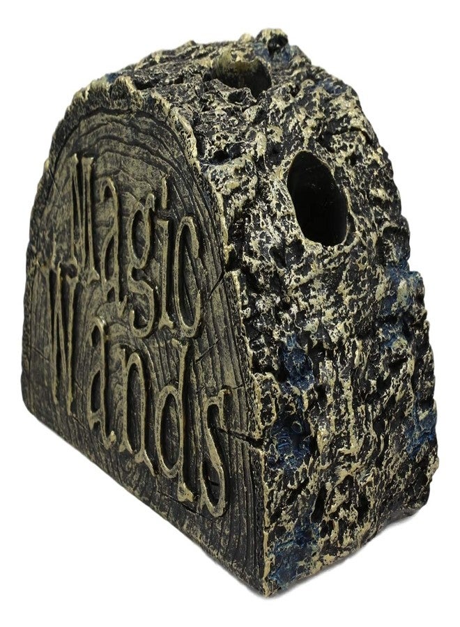 Ebros Gift Ebros Witches Wizards and Sorcerers Realistic Fantasy Cosplay Decorative Magical Spells Sorcery Costume Prop Accessory Decor Collectible Figurine (Dryad Stump of Magic Wand Holder Stand) - Image 3